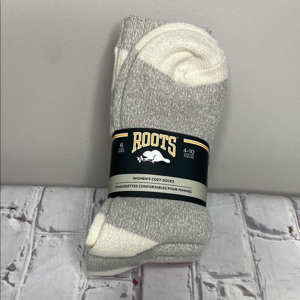 Roots Crew Cut Socks Pack of 6